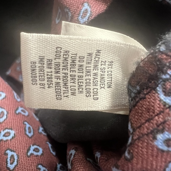 Bonobos Pants Men 35x32 Black Chino Slim Stretch Twill Flat Front Casual Office - Picture 8 of 11